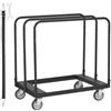 VEVOR Carrello per Pannello Cartongesso, Carrello per Pannelli Carico max. 680 kg con Piattaforma 915 x 610 mm 4 Ruote Girevoli, Carrello Trasloco del Pannello Movimentazione di Pannelli Porte Legno