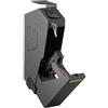 VEVOR Cassaforte a Muro con 2 Chiavi con Impronta Digitale e Cassaforte con Combinazione Elettronica 4 x AA a Batteria Sicure per La Sicurezza Domestica
