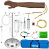 VEVOR Modello di Braccio per Puntura Venosa, Alt.40,5-68,5cm Kit Braccio per Pratiche Endovenose, Flebotomia e Braccio di Pratica per Puntura Venosa, Modello per Allenamento per Iniezione Endovenosa