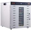 VEVOR Essiccatore Elettrico 1000W per Alimenti in Acciaio Inox 10 Vassoi Estraibili Tempo Temperatura Regolabile 30-90 ℃ Aria Circolata 360°, Macchina Essiccatrice Alimentare Domestica 46x42x46,5 cm