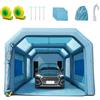 VEVOR Tenda di Verniciatura a Spruzzo Gonfiabile per Auto Moto SUV 2 Ventilatori 960W 750W Sistema di Filtrazione Filtro 3 Strati 6 Finestre d'Aerazione, Tenda Cabina per Verniciatura 8,5 x 4,8 x 3,3m