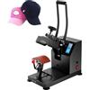 VEVOR Pressa di Calore Trasferimento, 350 W 220 V 3,5 x 5,5 Pollici Pressa per Cappelli per Stampare Qualsiasi Segno Colorato per Pubblicità, Regali, Attività Promozionali, Articoli Personalizzati