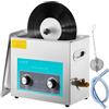 VEVOR Pulitore A Ultrasuoni Display Digitale, 6L Lavatrice Ultrasuoni in Vinile, 220V/50Khz Professionale Pulitore a Ultrasuoni con Funzione di Riscaldamento, Nero, per Pulizia di Gioielli Occhiali