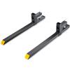 VEVOR Forche per Pallet Lunghezza 109cm Capacità Carico Max. 907kg, Coppia di Forche per Movimentazione Carico per Benne Trattori Minipala Escavatori in Acciaio, Forche per Benne Rimovibili per Carico