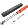 VEVOR Chiave Dinamometrica Meccanica 3/8" Forza Torsione 14-110Nm Kit di Chiave Dinamometrica da Officina per Auto Moto Lettura Precisione ±3 %, Kit di Chiave Torsiometrica Meccanica 3/8" per Veicoli