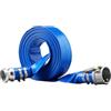 VEVOR Tubo per controlavaggio Tubo di scarico in PVC 2 pollici x 50 piedi con raccordi Camlock C ed E