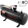 VEVOR Kit Compressore d'Aria 12V Serbatoio da 3 Litri, Kit Compressore d'Aria per Clacson Tromba, Pressione di Esercizio 90-120 PSI, Sistema di Compressore d'Aria Integrato per Clacson Tromba Camion
