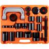 VEVOR Kit di Pressatura per Giunto Sferico 23 Pezzi in Valigetta da Officina per Riparazione Veicoli in Materiale Acciaio al Carbonio per Auto 2WD/4WD, Kit Attrezzatura Giunti Sferici 23 Pz a Telaio C
