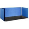 VEVOR Pannelli Fonoassorbenti, 60'' 3 Pannelli Isolamento Acustico, Pannello Divisorio da Scrivania in Fibra di Poliestere, Blu Navy, Divisorio Acustico da Scrivania, per Uffici, Sale Conferenze