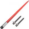VEVOR Lancia per fieno, 125 cm, lancia per fieno quadrata, punta per balle a sgancio rapido, capacità 1360 kg, forche per balle rivestite di rosso 2 lance stabilizzatrici per benne, trattori