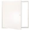 VEVOR Sportello di Ispezione Apertura 165° Materiale Lamiera d'Acciaio Zincata 411 x 411mm, Anta Sportello con Serratura per la Manutenzione Riparazione degli Impianti Superficie da Verniciare 1,9 kg