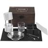 VEVOR Kit Pressa per Ghiaccio a Sfera in Alluminio Diametro 61mm, Stampo per Ghiaccio Sferico da Bar Cocktail Whisky Cognac, Kit di Pressa per Palline di Ghiaccio da Bar in Alluminio Colore Argento
