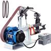 VEVOR Smerigliatrice a Nastro 1.5KW Levigatrice a Disco da Banco Levigatrice a Nastro Regolabile Ph 427 X 12 Pollici