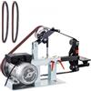 VEVOR Levigatrice Elettrica a Nastro 1,5KW, Smerigliatrice a Nastro Velocità 2800r/min, Levigatrice a Nastro con Diversi Tipi di Rettifica, per Lucidatura di Utensili, Metalli, Legno, Acrilico