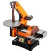 VEVOR 250W Levigatrice a Nastro e a Disco 2980RPM Levigatrice da Banco Multifunzione Levigatrice a Nastro Professioanle 230V con Differenza Velocità