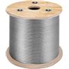 VEVOR Cavo in Acciaio Inossidabile da 150M, Cavo Metallico in Tipo Acciaio 316 Costruzione 7x7, La Fune Metallica da 1433 Libbre Resistente alla Corrosione e allo Strappo per Macchinari, Industria