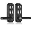 VEVOR Serratura Meccanica Porta d'Ingresso Senza Chiave, Tastiera a 14 Cifre, Serrature per Porte Incorporate Doppia Faccia con Tastiera Maniglia Lega di Zinco Impermeabile Giardino, Cortile, Garage