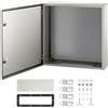 VEVOR Cassetta da Parete per Quadri Elettrici Impermeabile Grado IP66 con Serratura a Chiave 60 x 60 x 20 cm, Cassetta Stagna per Quadri Elettrici Cablaggio Interno Esterno in Acciaio al Carbonio IP66