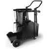 VEVOR Carrello per Saldatura 2 Ripiani con Armadio Serratura Antifurto Mensola per Trasporto Saldatrice con Ruote Carico Massimo 80-120 kg Carrello Ideale per Attrezzatura di Saldatura MIG TIG ARC MMA
