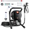 VEVOR Spruzzatore Airless per Vernice con Supporto, Spruzzatore Airless Elettrico ad Alta Efficienza da 750 W 3000 PSI, Effetto Verniciatura, per Mobili e Recinzioni Interni ed Esterni di Casa