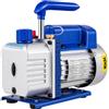 VEVOR Pompa per Vuoto per Aria Condizionata 9 CFM, Kit Pompa per Vuoto Automatica 1 HP, Radiatore Intelligente, Condizionatore d'aria per Frigorifero con Manometro 220 V, Manutenzione Automatica, Auto