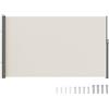 VEVOR Tenda Laterale Retrattile, Schermo Privacy Esterno Giardino Balcone Terrazza 180x300 cm, Frangivista Retrattile Poliestere 180g Impermeabile, UV30+ Paravento Divisorio per Cortile Balcone Beige
