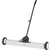 VEVOR Spazzatrice Magnetica Asta Telescopica 77-113cm per Pavimenti Raccoglitore per Piccole Parti Metalliche Forza Magnetica Max. 24,9kg, Scopa Magnetica con Ruote di Raccolta per Chiodi Viti Metalli