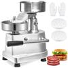 VEVOR Macchina per Hamburger Commerciale, Macchina per Hamburger Pressa Dimensioni 130mm, Pressa per Hamburger in Acciaio Inox per Formatura Carne 1000 Pezzi Carta per Hamburger, Pressa per Hamburger
