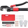 VEVOR Pinza Crimpatrice Idraulica 4-70 mm² pressatrice multistrato Capicorda per Terminali in Alluminio Rame AWG12-2/0 Accessori Inclusi in