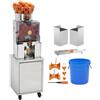 VEVOR Spremiagrumi Arancia Elettrico Commerciale 120W con Rubinetto, Estrattore di Succo Verticale Filtro Estraibile e Secchio in Acciaio Inox per Pompelmo Arancia da Ristorante Caffetteria Bar Feste