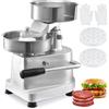 VEVOR Macchina per Hamburger Commerciale, Macchina per Hamburger Pressa Dimensioni 150mm, Pressa per Hamburger in Acciaio Inox per Formatura Carne 1000 Pezzi Carta per Hamburger, Pressa per Hamburger