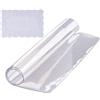 VEVOR Tovaglia Trasparente in PVC Quadrata 30,5x30,5 cm Resistenza alla Temperatura Max. 80°C per Cucina Sala da Pranzo Scrivania Dimensioni su Misura, Tovaglia PVC Quadrata Trasparente Spessore 1,5mm
