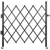 VEVOR Cancello di Sicurezza Pieghevole Singolo, Cancello per Porta Pieghevole 170 × 131 cm(W × H), Cancello di Sicurezza a Fisarmonica in Acciaio, Cancello per Barricata Rotolante a 360°, Cancello a Forbice
