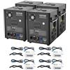 VEVOR Macchina per scintille 500 W Macchina pirotecnica Macchina DMX Regolabile 2-4m 7 min per ricarica Ideale per matrimoni, spettacoli DJ, feste