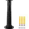 VEVOR Supporto della Pompa a Mano a Colore Nero in Ghisa, Base della Pompa dell'Acqua Manuale in Stile Retrò da Giardino Esterno, Base della Pompa Utilizzata in Stagni, Cortili e Giardini Familiari