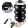 VEVOR Martinetto Pneumatico 3T Cric Aria Sollevamento 140-450 mm Martinetto Pneumatico 0,8-1,0 MPa, Martinetto Portatile 3 Cuscini d'Aria per Riparazione Auto Manutenzione SUV Pickup Officina Garage