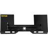 VEVOR Piastra di montaggio Attacco per piastra skid steer spessa 1/4" Capacità peso 3000 libbre Piastra di montaggio ad attacco rapido Caricatore adattatore in acciaio