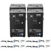 VEVOR Macchina per scintille 700 W 4 Pz Macchina pirotecnica Macchina in lega di alluminio Controllore DMX Regolabile 2-5m Macchina per scintille fredde 7 min spettacoli DJ, feste
