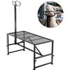 VEVOR Supporto per rifilatura 51x23 pollici, supporto per rifilatura con testa dritta, supporto per rifilatura capre telaio in metallo supporto per pecore