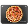 VEVOR Pietra Refrattaria, Piastra per Pizza in Acciaio da Forno, 508 x 355 x 10 mm, Pietra per Pizza in Acciaio al Carbonio, Teglia per Pizza Resistente per Griglia Barbecue all'Aperto, Forno Interno
