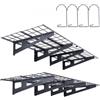 VEVOR 2 PZ 4x2 ft Scaffalature per garage Scaffalature per carichi pesanti montate a parete