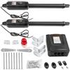 VEVOR Apricancello a Doppia Battente, Apricancello Automatico, Kit Completo Remoto, Apricancello Doppio, Carichi Pesanti Fino a 399 kg, Cancello Lungo 5,5 m, Apricancello Alimentato a CA 80W