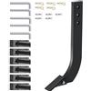 VEVOR 16'' Box Blade Shank Scarificatore Shanks Denti 3 Fori Box Raschietto Shank 5 pezzi
