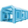 VEVOR Tenda Gonfiabile 8 x 4 x 3 m in Tessuto Oxford PVC per Vernice Riparazione dell'Auto Lavoro Esterno, Set di Tenda Gonfiabile con Porte e Finestre Ventilatore 1100 W all'Aperto Garage Officina