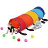 VEVOR Tenda da Gioco per Bambini, Tunnel Giocattolo per Gattonare, Regalo Pieghevole, Tunnel da Gioco per Interni ed Esterni, Multicolore