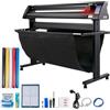VEVOR Plotter per Tagliare in Vinile Semiautomatico, Modello KH-1350A 1350 mm Potenza 95 W Taglierina per Plotter Vinile Signmaster per Adesivi per Auto, Segnali Stradali, Palloncini, Caschi, ecc.