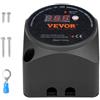 VEVOR Kit Isolatore Doppia Batteria, 12 V 140 A, Manuale e Automatica Relè Sensibile alla Tensione VSR con Schermo LCD, Isolatore Batteria per ATV UTV RV Camper Fuoristrada Caravan Camion Barca Yacht