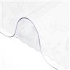 VEVOR Copritavolo in plastica 40 x 72 pollici, Proteggi tavolo trasparente spessore 1,5 mm, Tappetino rettangolare trasparente, Impermeabile e facile da pulire per Comodino da ufficio Comodino