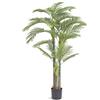 VEVOR Albero Artificiale, 1,98 m Alta Pianta Finta Palma di Canna Dorata Realistica, Materiale PE di Qualità e Protezione Anti-Ribaltamento con Vaso, Decorazione per Casa Ufficio Interno ed Esterno