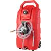 VEVOR Contenitore per Carburante 16 Galloni, 7,8 L/min, Contenitore per Serbatoio Portatile con Ruote in Gomma per Pompa Manuale Trasferimento Carburante per Benzina Diesel Auto Barca Tosaerba